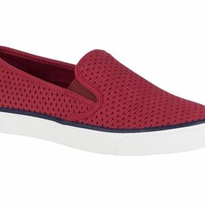 Sperry Women's Rosewood Burgundy Slip-On Loafers